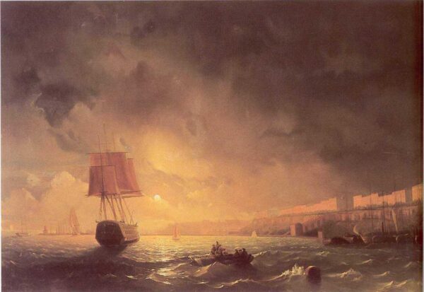 View of Odessa by Ivan Aivazovsky