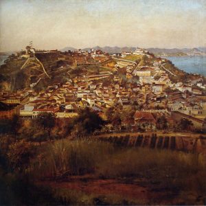 View of Rio de Janeiro II by Victor Meirelles - hand-painted oil reproduction