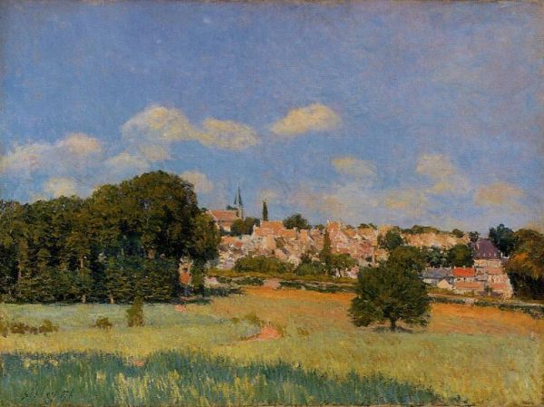 View of St. Cloud - Sunshine by Alfred Sisley