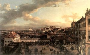 View of Warsaw from the Royal Palace by Bernardo Bellotto - hand-painted oil reproduction