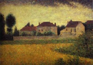Ville-D'Avray by Georges Pierre Seurat - hand-painted oil reproduction