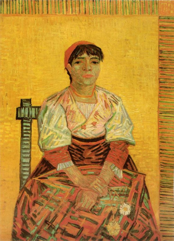 Italian Woman Agostina Segatori by Vincent Van Gogh