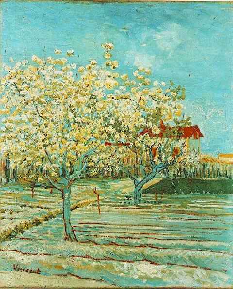 Orchard in Blossom Cyan