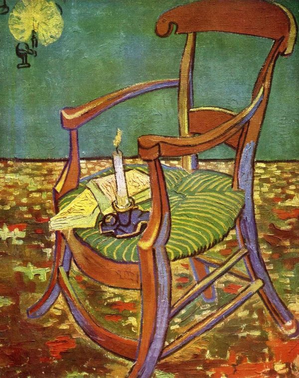 Paul Gauguins Armchair by Vincent Van Gogh
