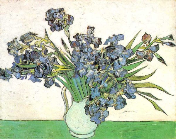 Still Life Vase with Irises by Vincent Van Gogh