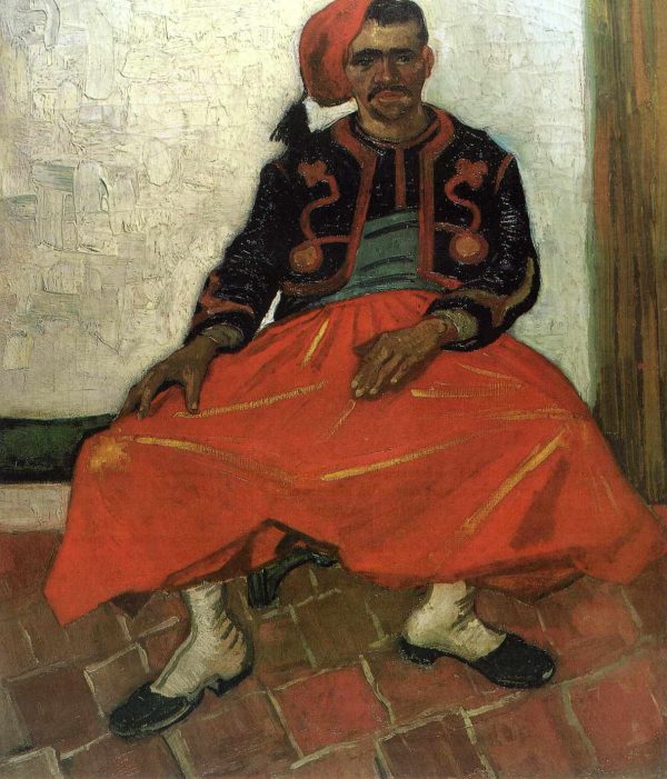 The Seated Zouave by Vincent Van Gogh