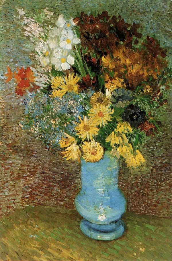 Vase with Daisies by Vincent Van Gogh
