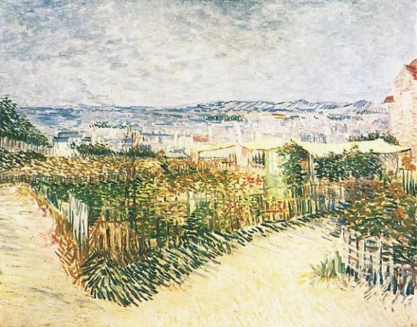 Vegetable Gardens at Montmartre by Vincent Van Gogh