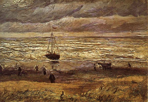 View of the Sea at Scheveningen by Vincent Van Gogh