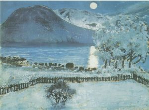 Vinternatt by Nikolai Astrup - hand-painted oil reproduction