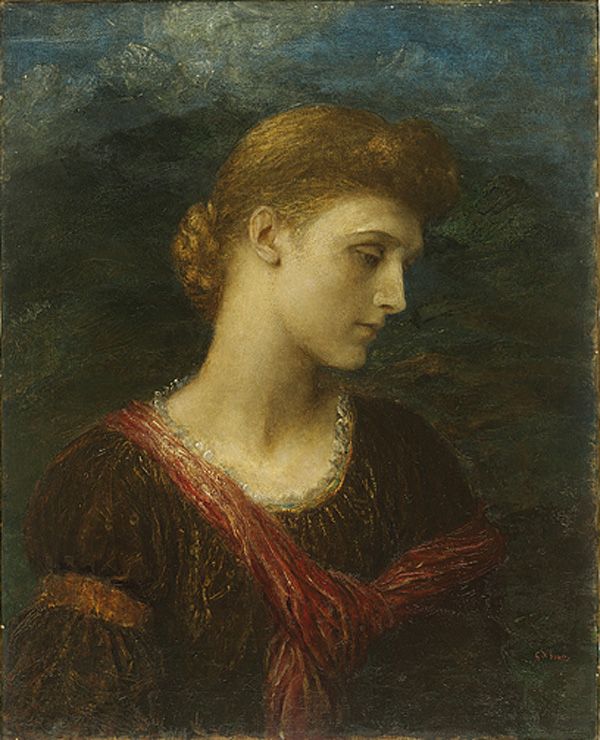 Violet Lindsay by George Frederic Watts - hand-painted oil reproduction