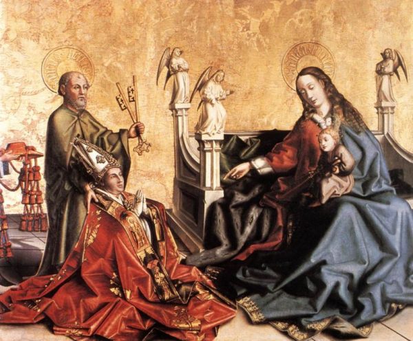 Presentation of Cardinal de Mies to the Virgin by Konrad Witz