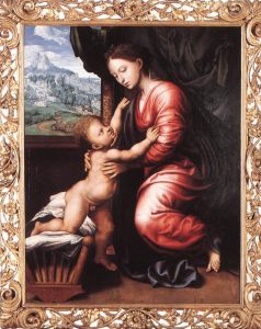 Virgin and Child by Jan Sanders van Hemessen - hand-painted oil reproduction