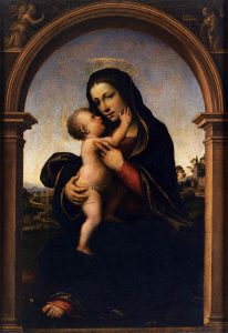 Virgin and Child by Mariotto Albertinelli - hand-painted oil reproduction