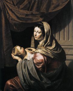 Virgin and Child by Jan van Bijlert - hand-painted oil reproduction