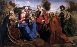 Virgin and Child with Saints by Boccaccio Boccaccino - hand-painted oil reproduction