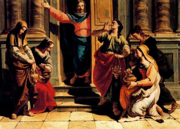The Husband and the Foolish Virgins by Francesco Fontebasso