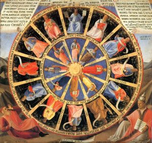 Vision of Ezekiel of the Mystic Wheel by Fra Angelico - hand-painted oil reproduction