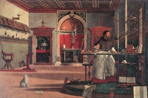 Vision of Saint Augustin by Vittore Carpaccio - hand-painted oil reproduction