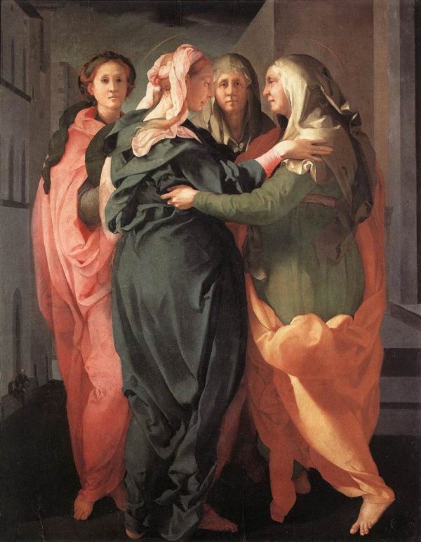 Visitation by Jacopo Pontormo