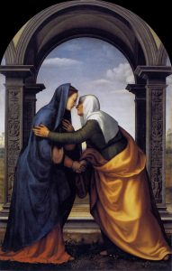 Visitation by Mariotto Albertinelli - hand-painted oil reproduction