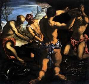 Vulcan's Forge by Paolo Veronese - hand-painted oil reproduction