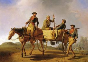 Veterans of 1776 Returning from the War by William Ranney - hand-painted oil reproduction