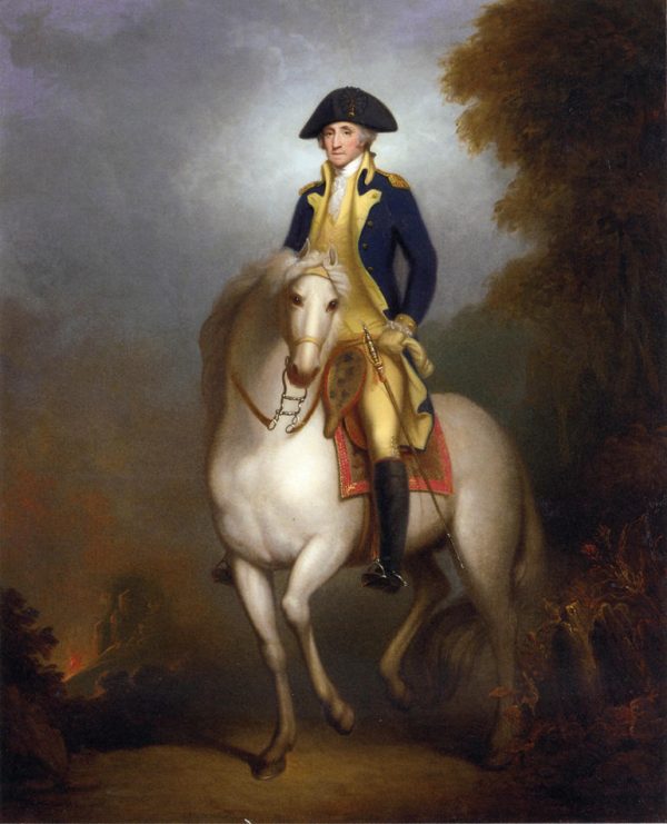 Equestrian Portrait of George Washington by Rembrandt Peale