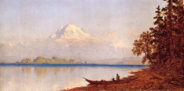 Mount Ranier, Washington Territory by Sanford Robinson Gifford
