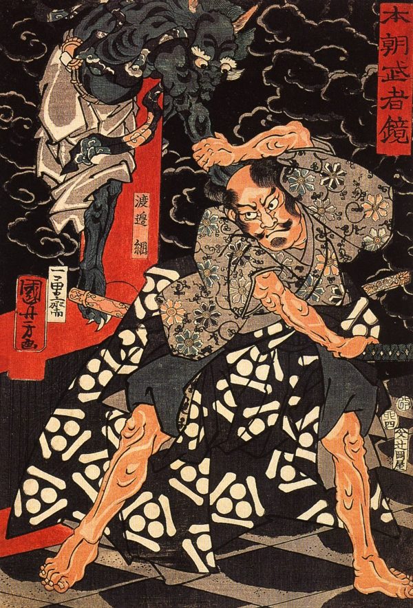 Watanabe Tsuna by Utagawa Kuniyoshi