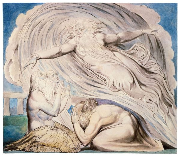The Lord Answering Job Out of the Whirlwind by William Blake