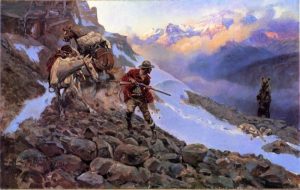 Whose Meat by Charles Marion Russell - hand-painted oil reproduction