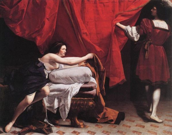 Joseph and Potiphar's Wife by Orazio Gentileschi