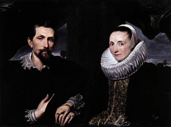 Double Portrait of the Painter Frans Snyders and his Wife by Anthony van Dyck