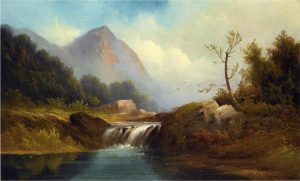 Wilderness Idyll by Robert Scott Duncanson - hand-painted oil reproduction