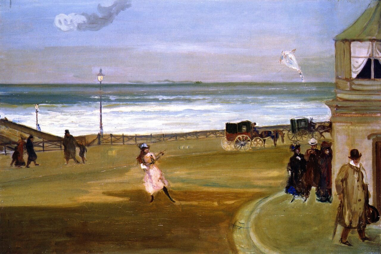Windy Day at Brighton by Charles Conder
