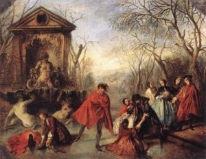 Winter by Nicolas Lancret - hand-painted oil reproduction