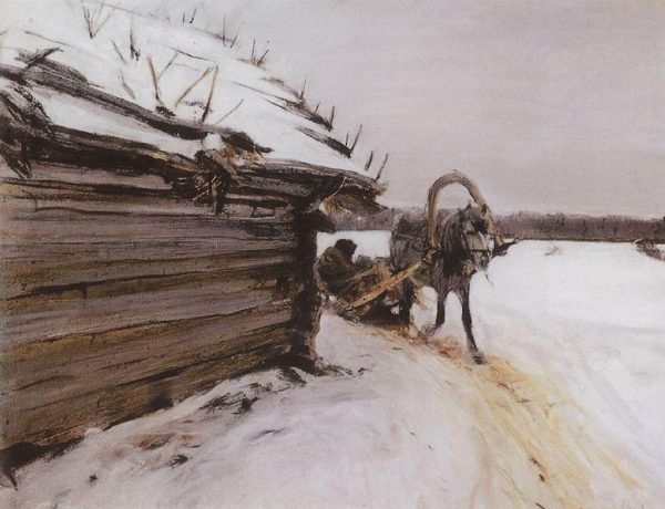 Winter by Valentin Alexandrovich Serov