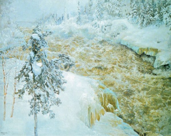 Winter Scene from Imatra by Akseli Gallen-Kallela