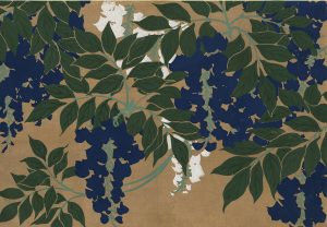 Wisteria by Kamisaka Sekka - hand-painted oil reproduction