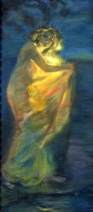 Woman Clothed with the Sun by Alice Pike Barney - hand-painted oil reproduction