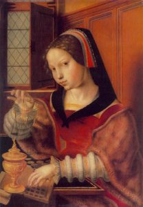 Woman Weighing Gold by Jan Sanders van Hemessen - hand-painted oil reproduction