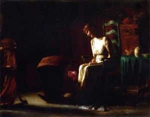 Woman in a Rocking Chair by Thomas Pollock Anshutz - hand-painted oil reproduction