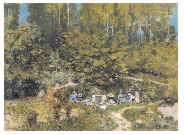 Women Laudering by Alfred Sisley
