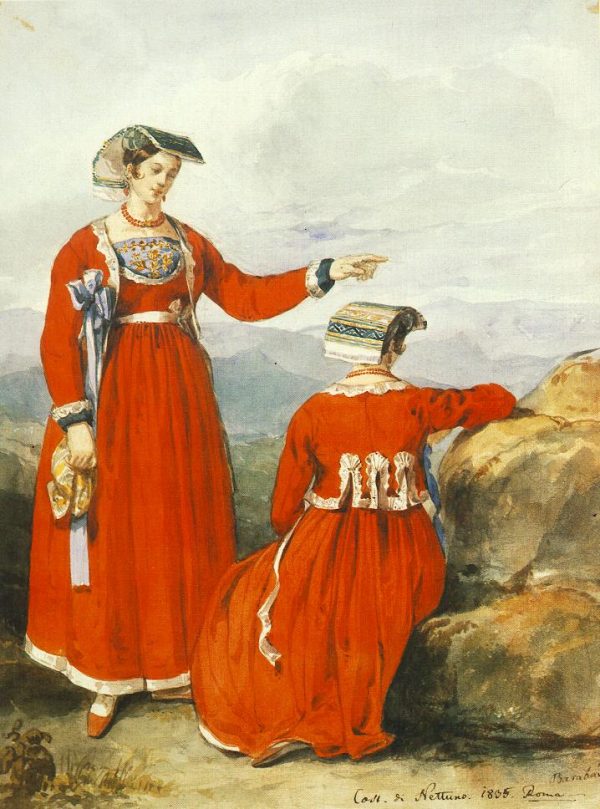 Women at Nettuno by Miklos Barabas