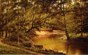 Woodland Interior by Thomas Worthington Whittredge - hand-painted oil reproduction