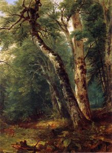 Woodland Interior by Asher B Durand - hand-painted oil reproduction