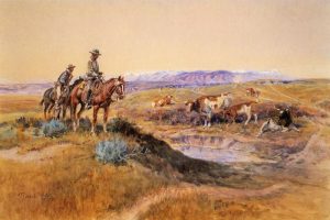 Worked Over by Charles Marion Russell - hand-painted oil reproduction