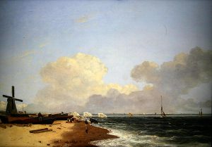 Yarmouth Beach looking North Morning by John Crome - hand-painted oil reproduction