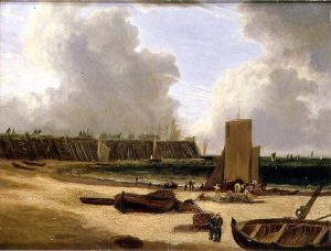 Yarmouth Old Pier by John Crome - hand-painted oil reproduction